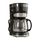 Sankey Cafetera de 12 Tazas | Filtro Permanente Lavable | Interruptor Iluminado | Negro
