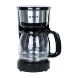Sankey Cafetera de 12 Tazas | Filtro Permanente Lavable | Interruptor Iluminado | Negro