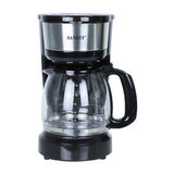Sankey Cafetera de 12 Tazas | Filtro Permanente Lavable | Interruptor Iluminado | Negro