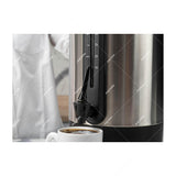 Sankey Cafetera Percoladora de 30 Tazas | Indicador de Temperatura | Acero Inoxidable | Plateado