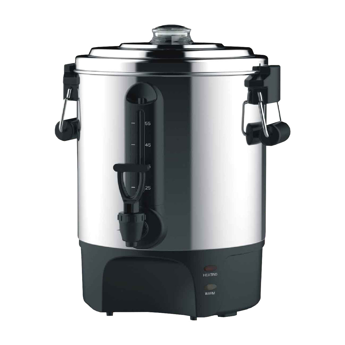 Sankey Cafetera Percoladora Comercial de 60 Tazas | Indicador de Temperatura | Acero Inoxidable