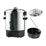 Sankey Cafetera Percoladora Comercial de 60 Tazas | Indicador de Temperatura | Acero Inoxidable