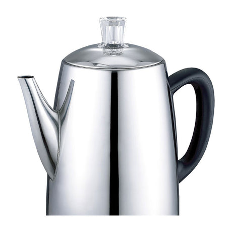 Sankey Cafetera Percoladora de 12 Tazas | Acero Inoxidable
