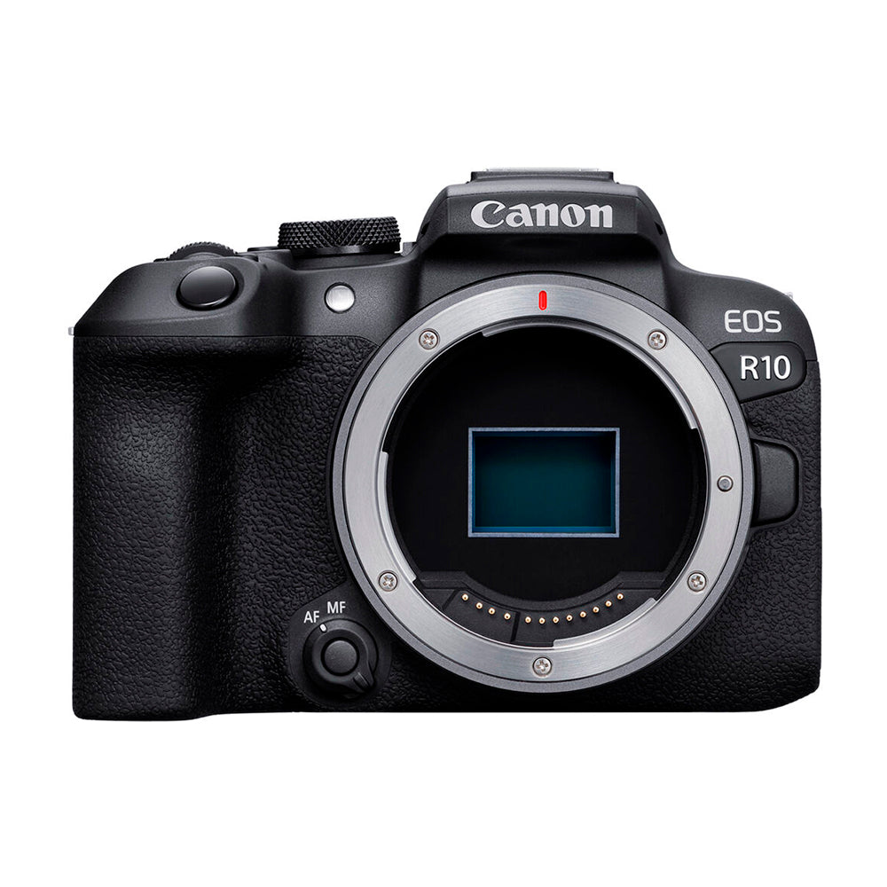 Canon Content Creator Kit | EOS R10 Cámara Digital Mirrorless con Lente 18-45mm IS STM, Stereo Mic, Tripod Grip