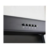 Drija Compatto 60 Black Extractor de Grasa | Tipo Compacto | 3 Velocidades | 1 Filtro de Carbón | 2 Filtros de Acero inoxidable | 260m3/H | Negro