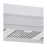 Drija Compatto 90 Acero Extractor de Grasa | Tipo Compacto | 3 Velocidades | 1 Filtro de Carbón | 3 Filtros de Acero inoxidable | 260m3/H | Acero