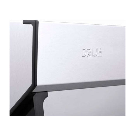DRIJA Compatto 90 Acero Extractor de Grasa | Tipo Compacto | 3 Velocidades | 1 Filtro de Carbón | 3 Filtros de Acero inoxidable | 260m3/H | Acero