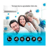 Panasonic Aire Acondicionado Split Premium Inverter 13,600 BTU | SEER 24 | SU | nanoeX Mark 2 | WiFi Comfort Cloud | Blue Fin | 220v | Gris