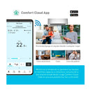 Panasonic Aire Acondicionado Split Premium Inverter 13,600 BTU | SEER 24 | nanoeX Mark 2 | WiFi Comfort Cloud | Blue Fin | 220v | Gris