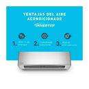 Panasonic Aire Acondicionado Split Premium Inverter 25,200 BTU | SEER 22 |  nanoeX Mark 2 | WiFi Comfort Cloud | Blue Fin | 220v | Gris
