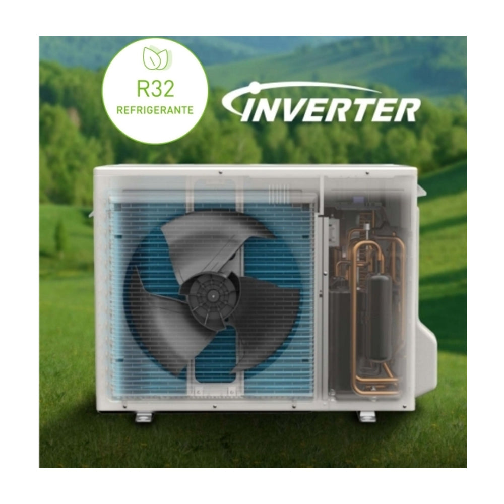 Panasonic Aire Acondicionado Split Inverter  12,044 BTU | SEER 20 | YU | Enfriamiento Rápido | Blue Fin Condenser | IFeel | 220v | Blanco