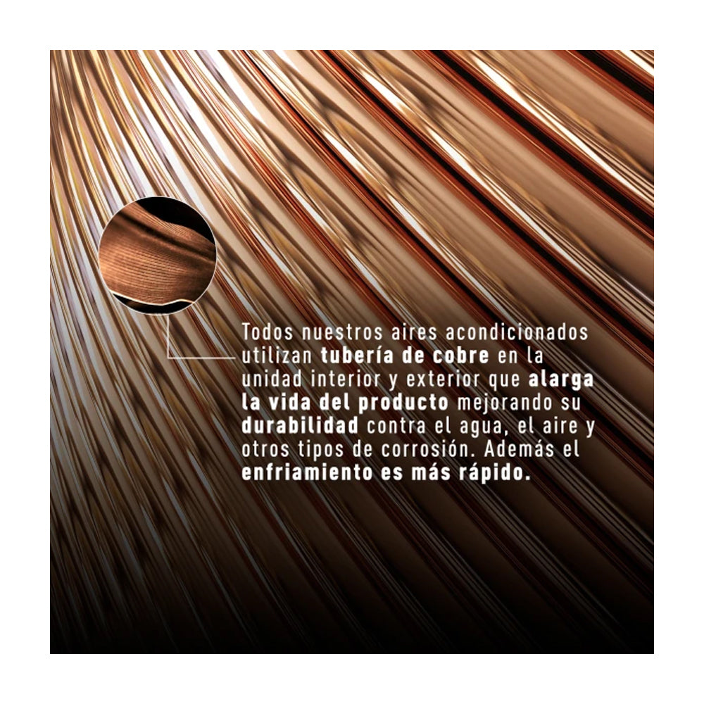 Panasonic Aire Acondicionado Split Inverter 24,055 BTU | SEER 21 | YU | Enfriamiento Rápido | Blue Fin Condenser | IFeel | 220v | Blanco