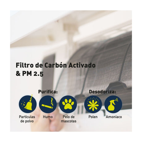 Panasonic Aire Acondicionado Split Inverter 24,055 BTU | SEER 21 | YU | Enfriamiento Rápido | Blue Fin Condenser | IFeel | 220v | Blanco