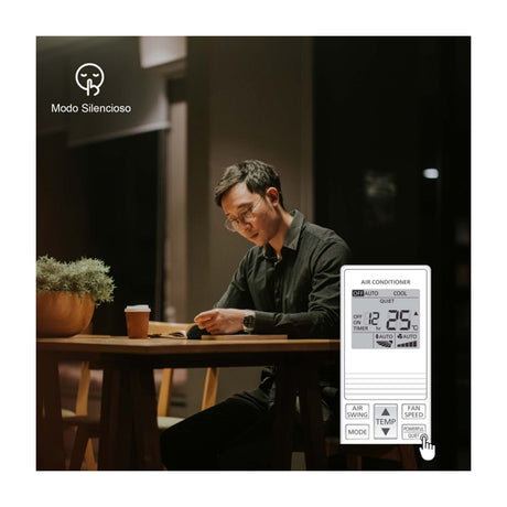 Panasonic Aire Acondicionado Split Inverter 24,055 BTU | SEER 21 | YU | Enfriamiento Rápido | Blue Fin Condenser | IFeel | 220v | Blanco