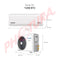 Panasonic Aire Acondicionado Split Inverter 9,212 BTU | SEER 20 | YU | Enfriamiento Rápido | Blue Fin Condenser | 220v | Blanco