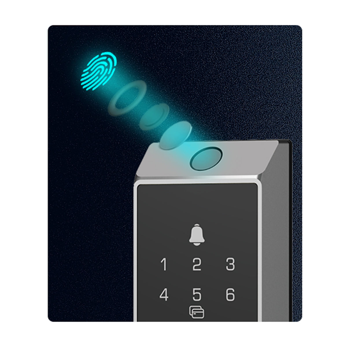 EZVIZ DL04 Pro Cerradura Inteligente WiFi con Huella Dactilar | Alarma Antimanipulación | Anti-Peeping Codes | Diseño Robusto | Desbloqueo Remoto