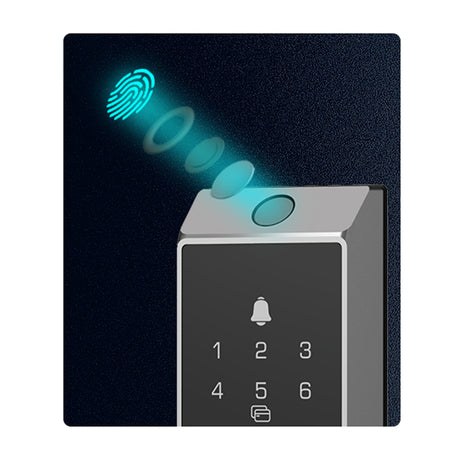 EZVIZ DL04 Pro Cerradura Inteligente WiFi con Huella Dactilar | Alarma Antimanipulación | Anti-Peeping Codes | Diseño Robusto | Desbloqueo Remoto