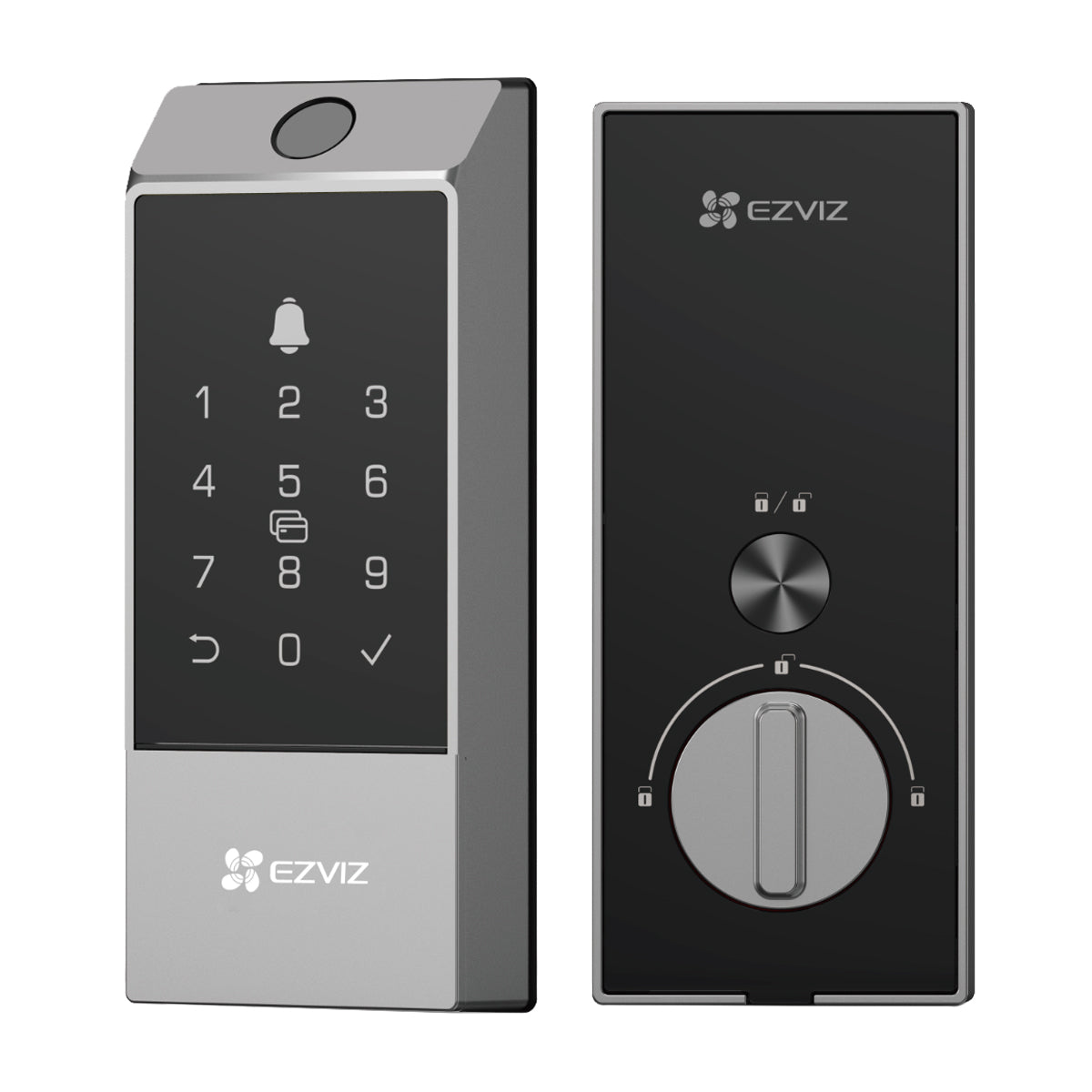 EZVIZ DL04 Pro Cerradura Inteligente WiFi con Huella Dactilar | Alarma Antimanipulación | Anti-Peeping Codes | Diseño Robusto | Desbloqueo Remoto