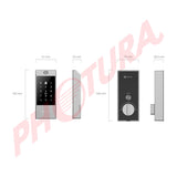 EZVIZ DL04 Pro Cerradura Inteligente WiFi con Huella Dactilar | Alarma Antimanipulación | Anti-Peeping Codes | Diseño Robusto | Desbloqueo Remoto