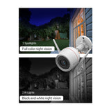 EZVIZ H3c 2K Cámara de Seguridad WiFi para Casa | 2K | Visión Nocturna a Color | Detección de Movimiento | IP67 | Tecnología de Vídeo H.265