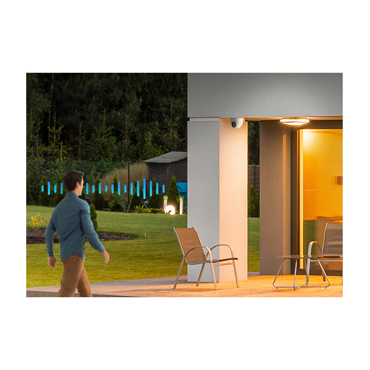 EZVIZ H4 PoE 2K Cámara de Seguridad WiFi para Casa | 2K | Visión Nocturna a Color | Alarma con Luz y Sonido | IP67 | Tecnología de Vídeo H.265