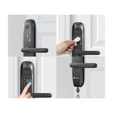 EZVIZ L2S Cerradura Inteligente con Huella Dactilar | Cuatro Métodos de Desbloqueo | Permite Códigos de Acceso Temporales | Alarma Antisabotaje