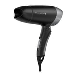 Remington Secador de Cabello para Viajes | 2 Velocidades | Bivoltaje | Mango Plegable | Negro