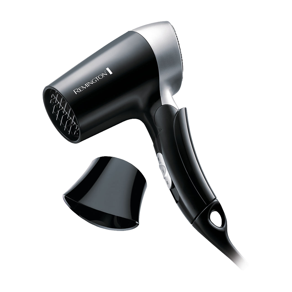 Remington Secador de Cabello para Viajes | 2 Velocidades | Bivoltaje | Mango Plegable | Negro