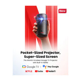 Anker Nebula Capsule 3 Proyector Portátil Smart | Google TV | FHD | 200 Lúmenes | 40" - 120" | 2.5H | 16:9 | WiFi | Bluetooth | Altavoces de Audio Dolby