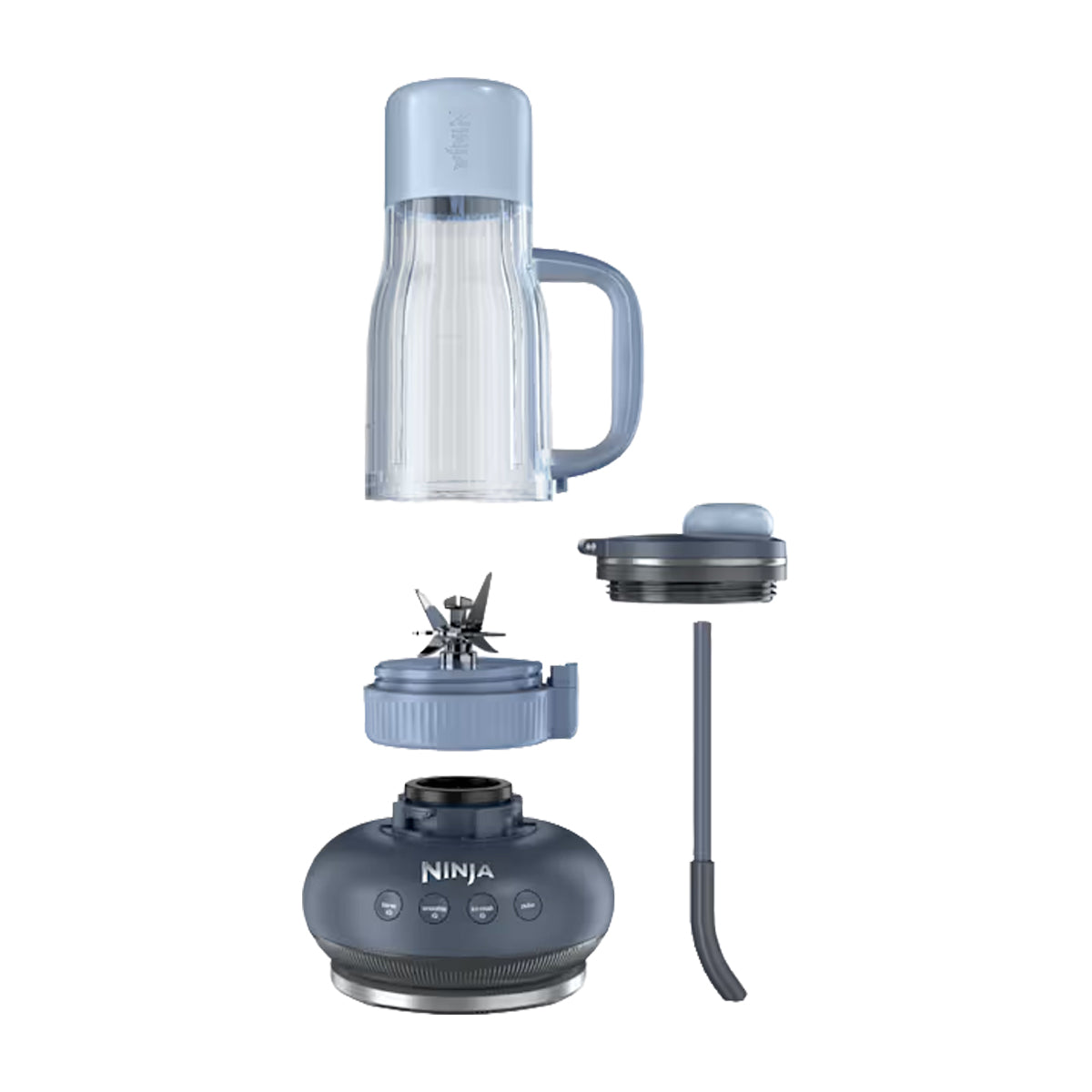 Ninja BlendBoss Licuadora Personal | Auto IQ | CrushBlade | 1100W | 0.7L | Cyberspace