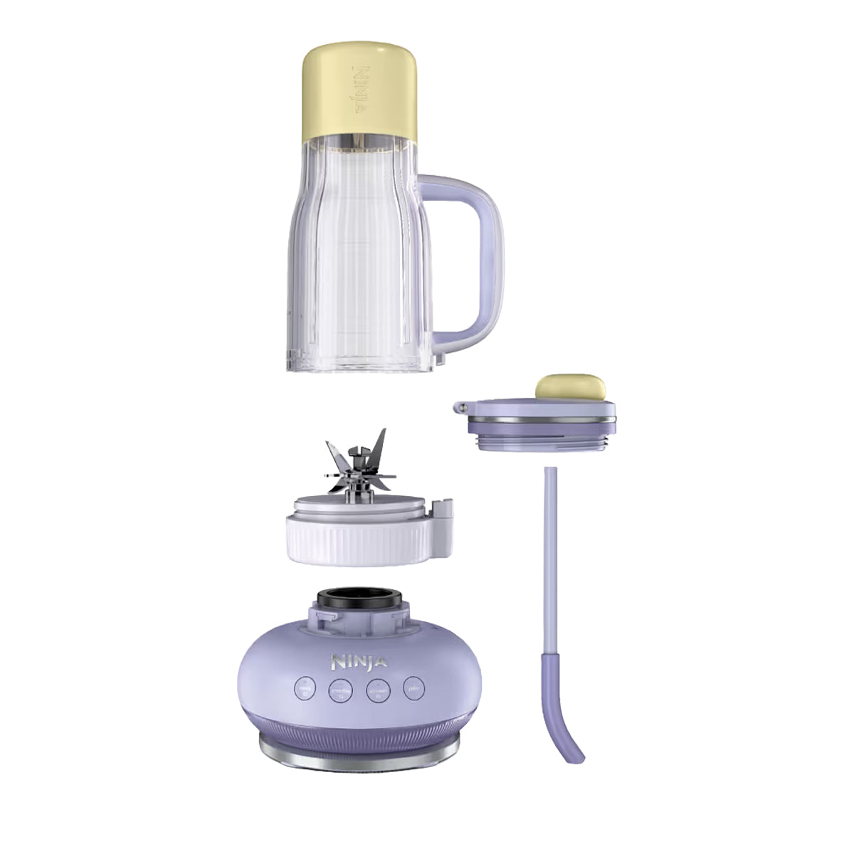 Ninja BlendBoss Licuadora Personal | Auto IQ | CrushBlade | 1100W | 0.7L | Lavender