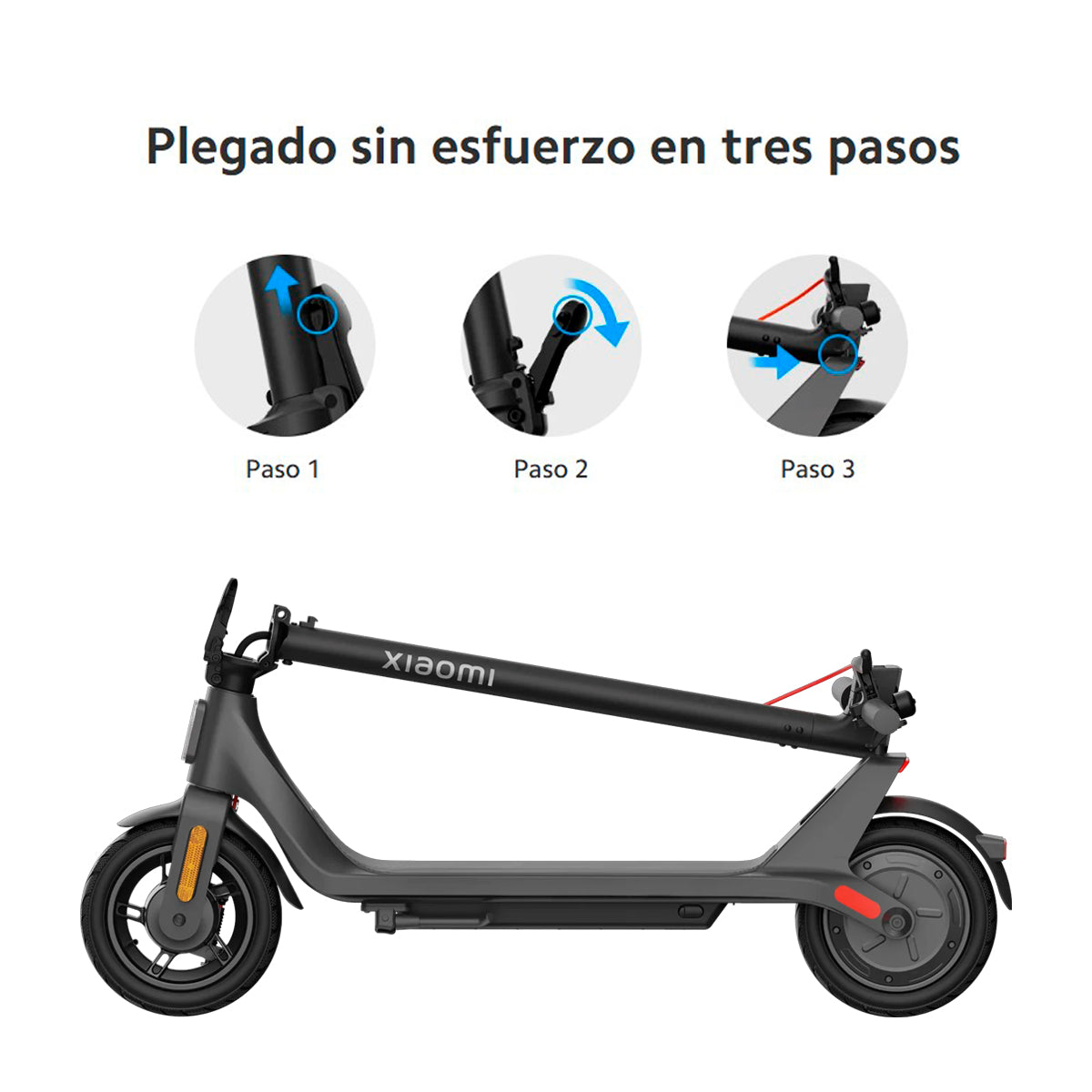 Xiaomi 4 Lite (2nd Gen) Scooter Eléctrico | 3 Modos de Conducción | Autonomía hasta 25km | Sistema de freno doble | Neumáticos de 10" | Negro