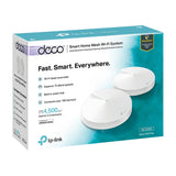 TP-Link Deco Sistema WiFi Mesh para toda la Casa | Triple Banda | MU-MIMO | Gigabit | Cobertura Casa de 4500p2 | Smart Hub | Punto de Acceso | HomeCare | Hasta 2134Mbps | 2 Unidades