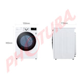 LG Secadora a Gas de Carga Frontal | ThinQ | Sensor Dry | Flow Sense | 22kg