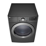 LG Secadora a Gas de Carga Frontal | Sensor Dry | Flow Sense | 7.4p3 | Negro Medio