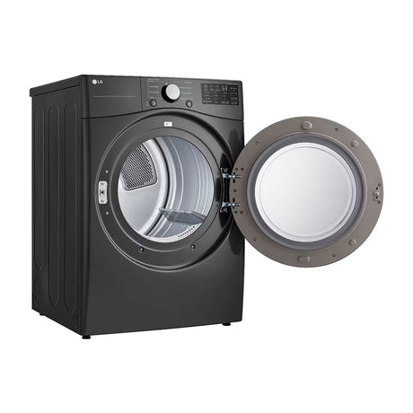 LG Secadora a Gas de Carga Frontal | Sensor Dry | Flow Sense | 25kg | Negro Medio