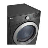 LG Secadora a Gas de Carga Frontal | Sensor Dry | Flow Sense | 7.4p3 | Negro Medio