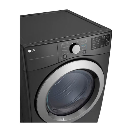 LG Secadora a Gas de Carga Frontal | Sensor Dry | Flow Sense | 25kg | Negro Medio