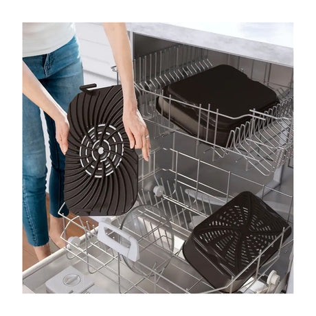 Ninja Foodi Smart XL Parrilla Eléctrica 6-en-1 para Interiores | Cyclonic Grilling | Freidora de Aire | Smoke Control | 1760W | Gris
