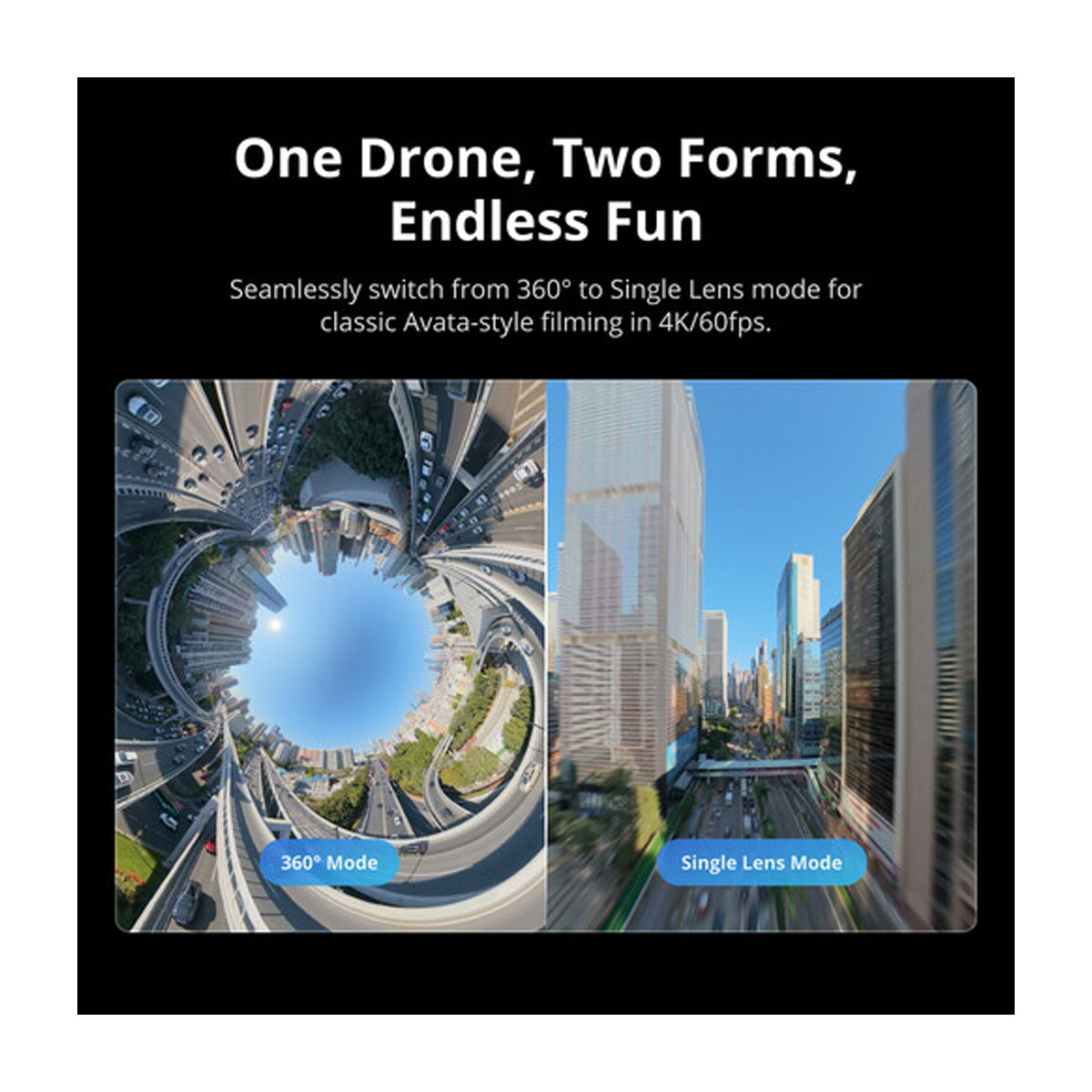 DJI Avata 360 Drone | RC2 | Quadcopter | 120MP | Video 8K 360° | OcuSync 4.0 Plus | 23 Min