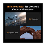 DJI Mavic 4 Pro Drone Creator Combo | Quadcopter | 100MP | Video 6K | 3 Baterías | Cargador Triple | OcuSync 4.0 Plus | ActiveTrack 360° | 51 Min