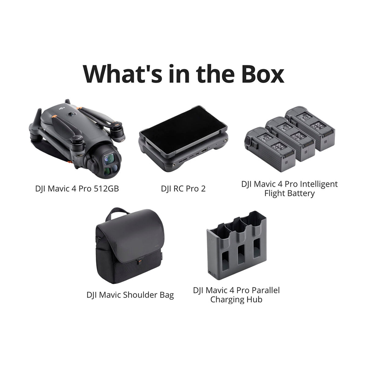 DJI Mavic 4 Pro Drone Creator Combo | Quadcopter | 100MP | Video 6K | 3 Baterías | Cargador Triple | OcuSync 4.0 Plus | ActiveTrack 360° | 51 Min
