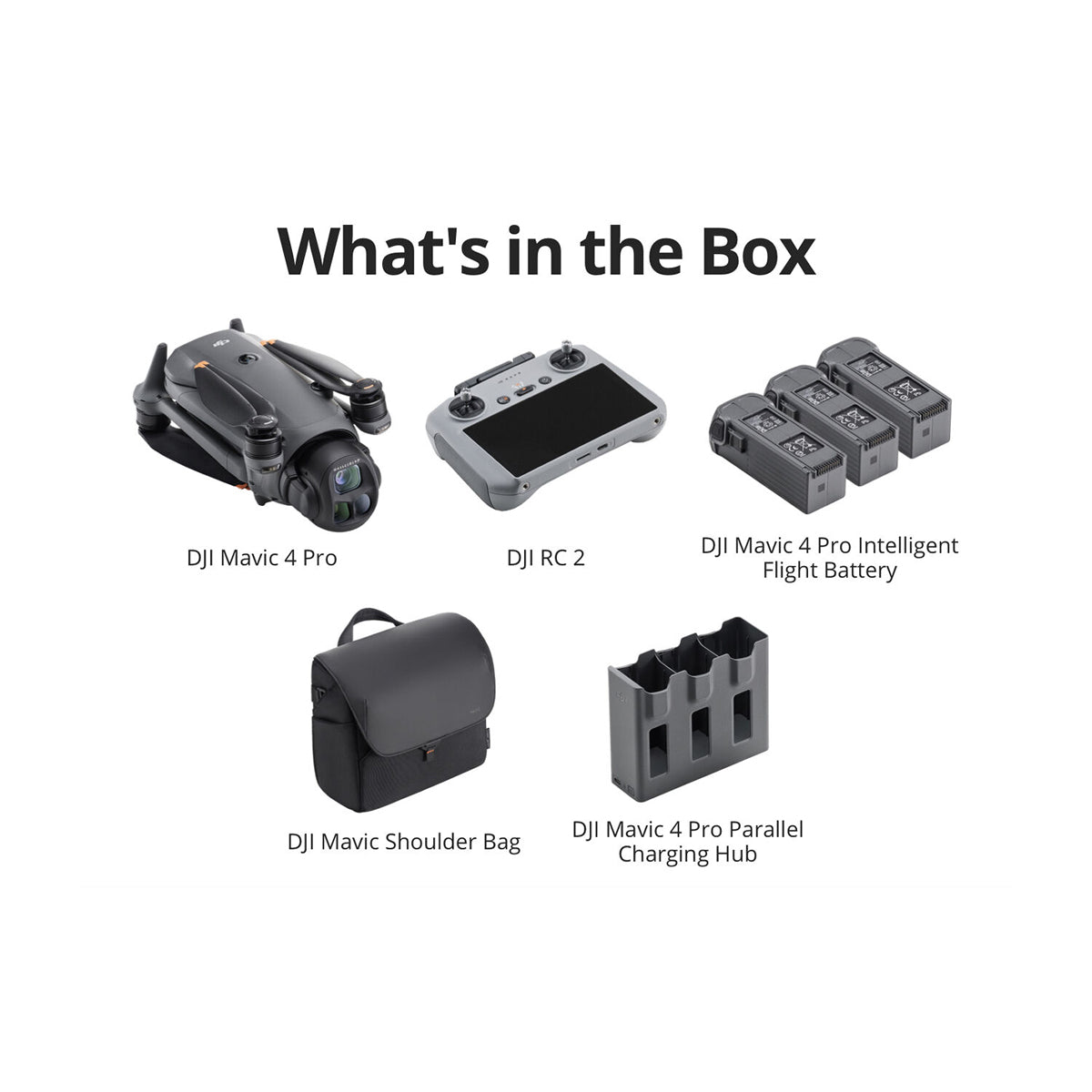 DJI Mavic 4 Pro Drone Fly More Combo | Quadcopter | 100MP | Video 6K | 3 Baterías | Cargador Triple | OcuSync 4.0 Plus | ActiveTrack 360° | 51 Min