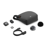 DJI Mic 3 Micrófono Inalámbrico | 1 Transmisor | Para Cámaras Profesionales, Smartphones, Tablets y Computadoras | Negro