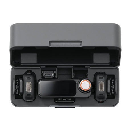 DJI Mic 3 Sistema de Micrófono Inalámbrico Doble Canal | 2 Transmisores | Para Cámaras Profesionales, Smartphones, Tablets y Computadoras | Negro