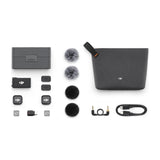 DJI Mic 3 Sistema de Micrófono Inalámbrico Doble Canal | 2 Transmisores | Para Cámaras Profesionales, Smartphones, Tablets y Computadoras | Negro