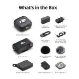 DJI Mic 3 Sistema de Micrófono Inalámbrico Doble Canal | 2 Transmisores | Para Cámaras Profesionales, Smartphones, Tablets y Computadoras | Negro