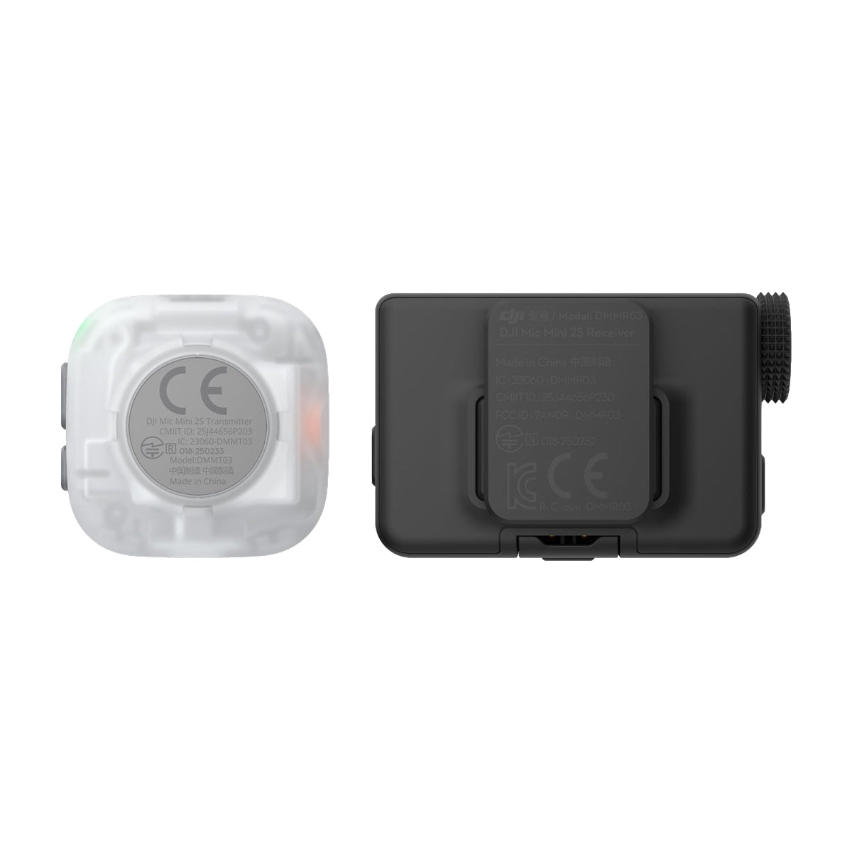 DJI Mic Mini 2S Micrófono Inalámbrico | 1 Transmisor | 1 Receptor | Para Cámaras Profesionales, Smartphones, Tablets y Computadoras | Cubierta Magnética Intercambiable