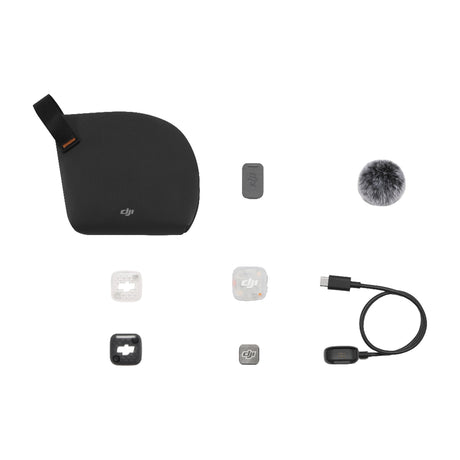 DJI Mic Mini 2S Micrófono Inalámbrico | 1 Transmisor | Para Cámaras Profesionales, Smartphones, Tablets y Computadoras | Cubierta Magnética Intercambiable