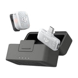 DJI Mic Mini 2S Sistema de Micrófono Inalámbrico Doble Canal | 1 Transmisor | 1 Receptor Móvil | Para Cámaras Profesionales, Smartphones, Tablets y Computadoras | Cubierta Magnética Intercambiable